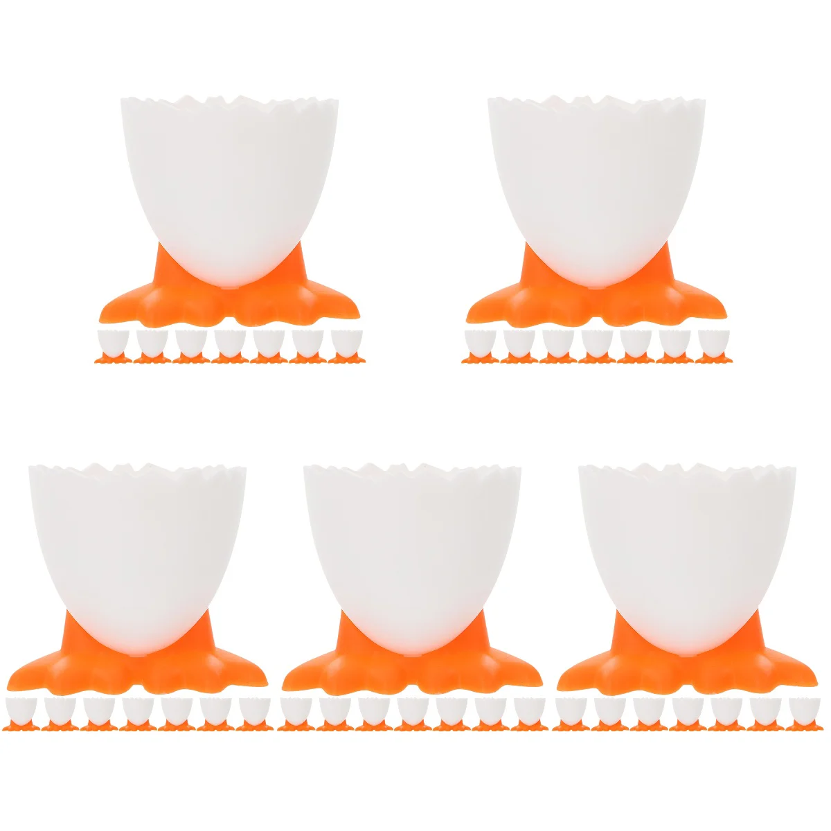 

Egg Boiled Holder Cups Cup Eggs Stand Cooker Soft Easter Microwave Hard Breakfast Holders Cute Cartoon Container Decorative