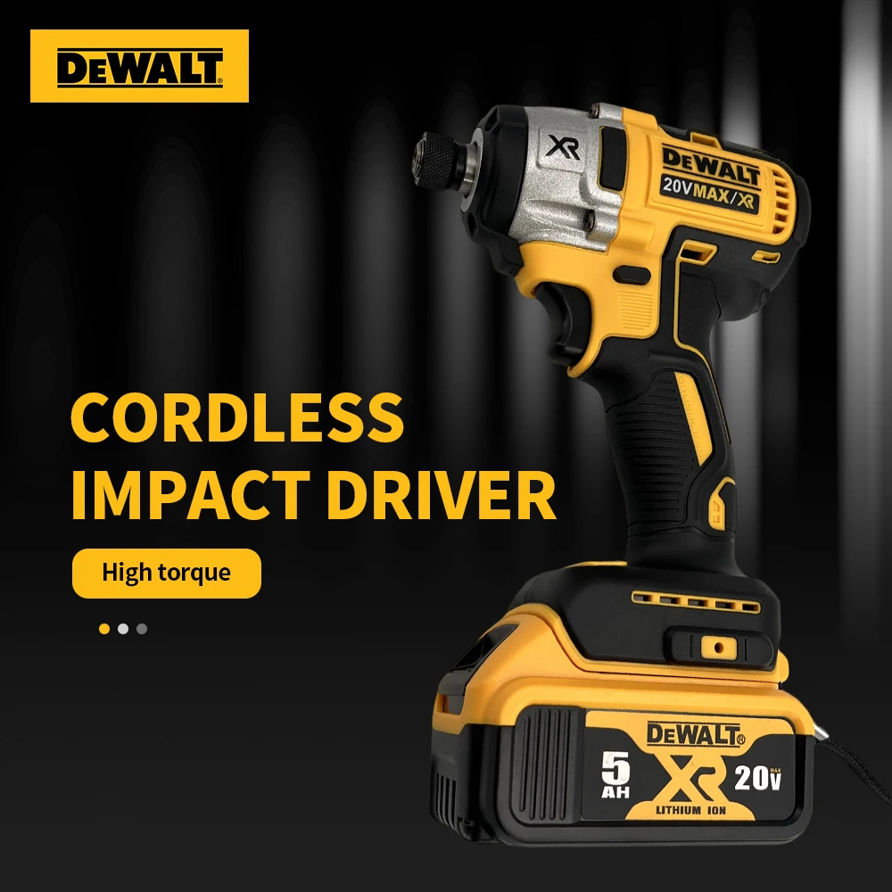 Беспроводная электрическая дрель Professional Dewalt DCD887 с литиевой батареей бесщеточный