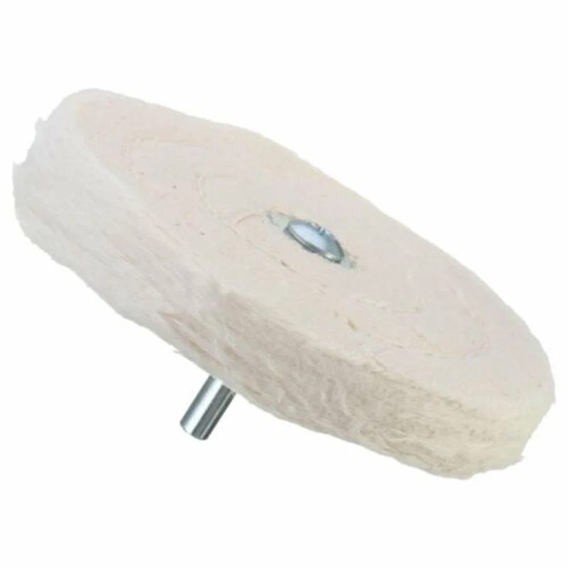 

Jewelry Buffing Wheel Battery Drill Stainless steel T-shape 4inch Mop Aluminum Polishing For Power 100mm Pad Brand New