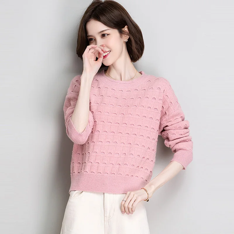 

Женские свитера, новинка 2021, женские топы с завышенной талией и вязаными нитями, черные рубашки