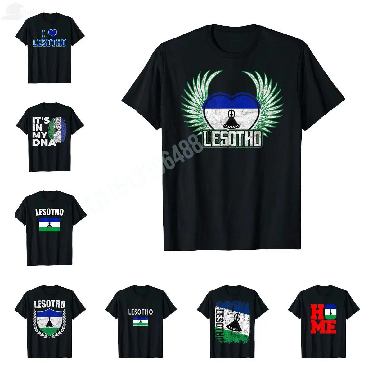 

2022 Summer Lesotho Mosotho Tee Flag souvenir Gift Maseru T-Shirt Map For Men Women T Shirt Tops Cotton Tees