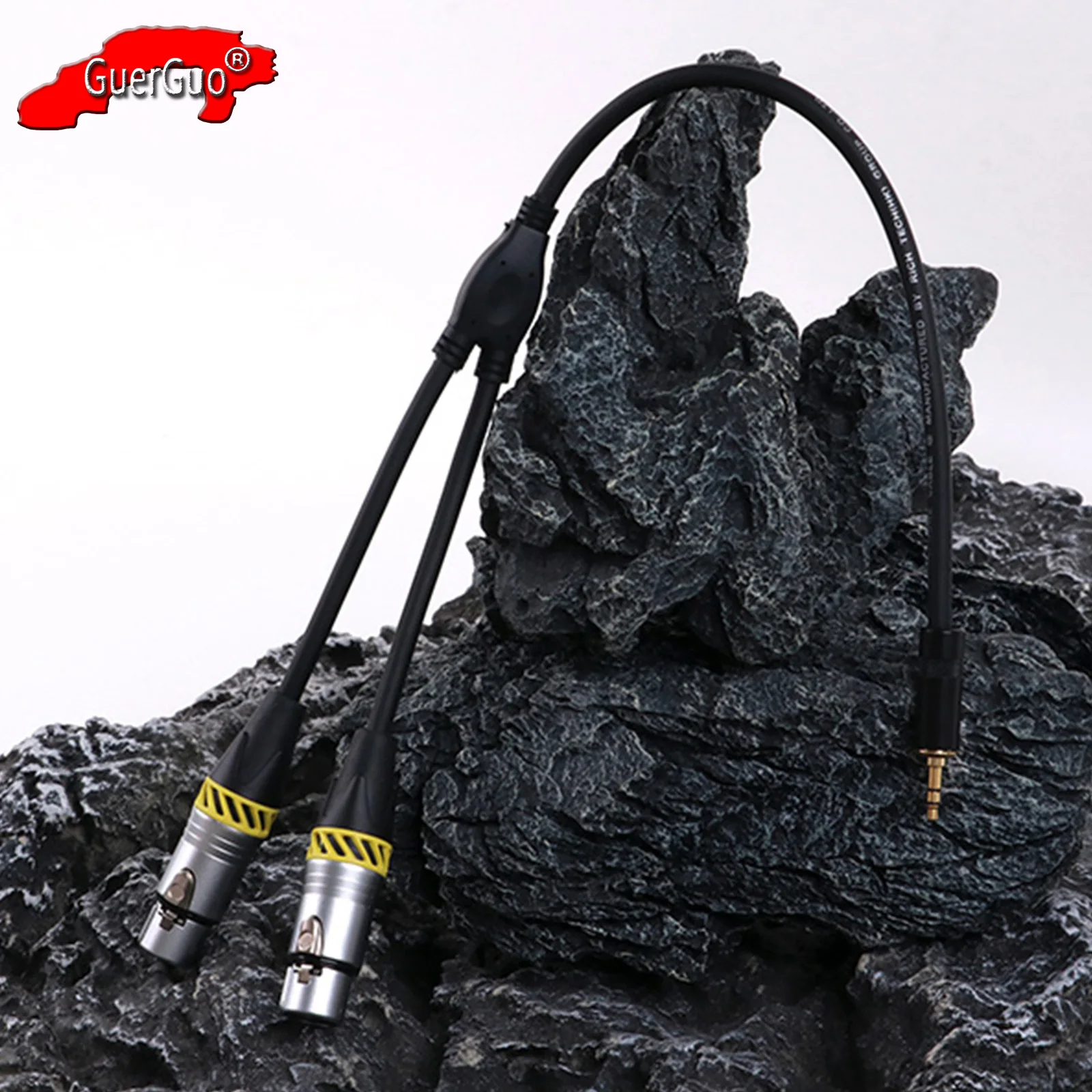 Двойной кабель для стереомикрофона XLR-3 5 мм 2 3-контактного разъема XLR Female к 3