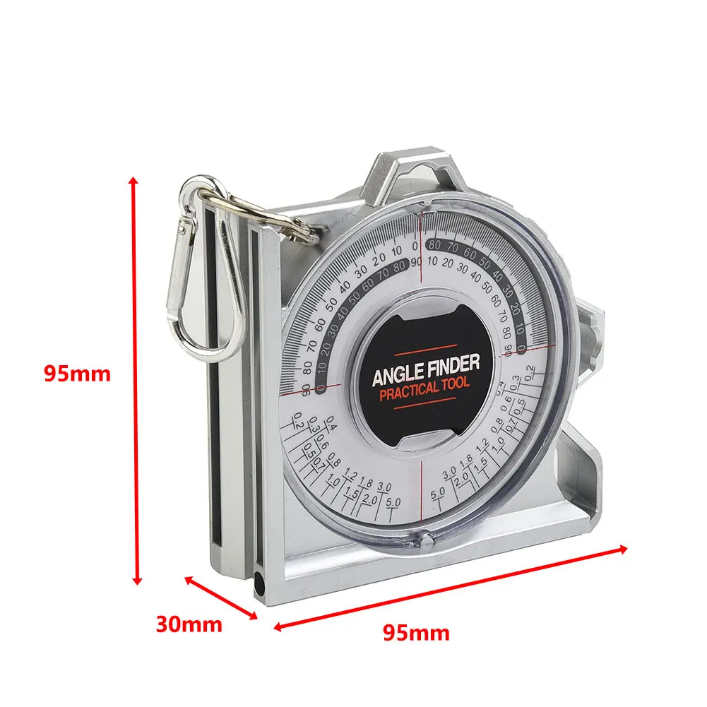 

Magnetic Angle Locator Slope Locator Protractor Inclinometer Level Meter Clinometer Survey Portable Measuring Gauge Tool