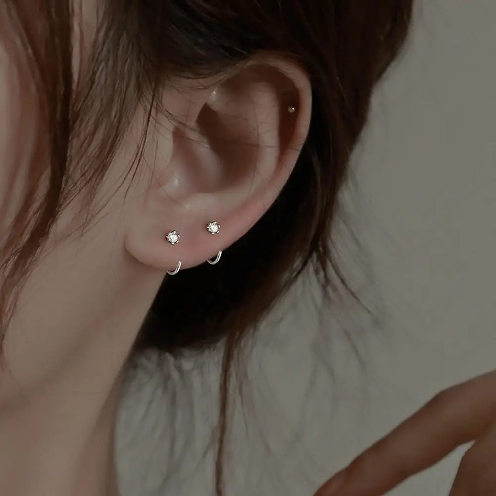

Fashion Piercing Ear Jewelry Female Girls Ear Studs Women Stud Earrings Cartilage Helix Earrings Korean Style