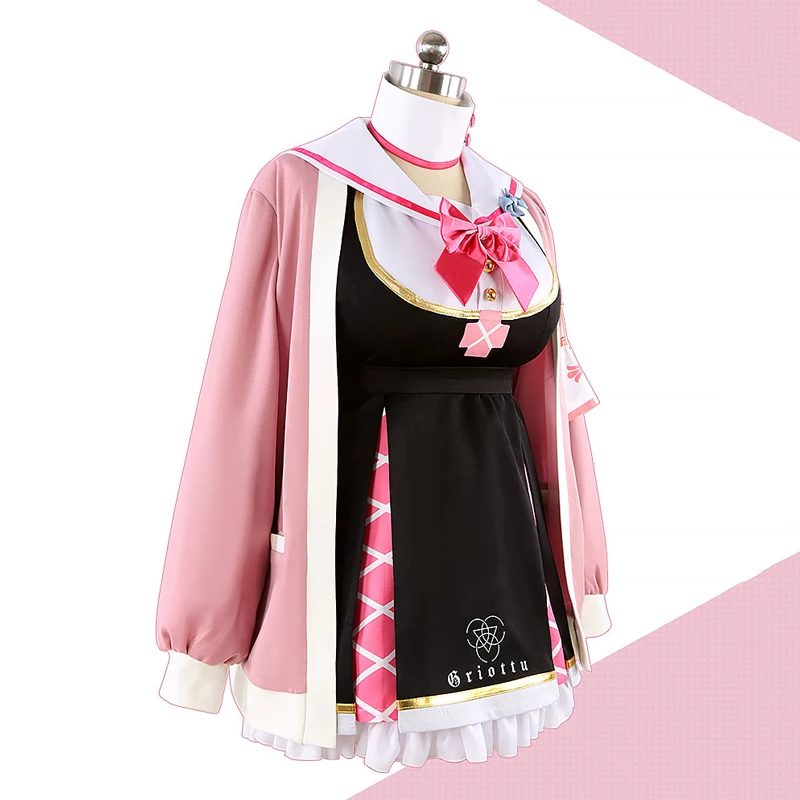 Asagao Hanae Косплей Игра Синий Архив Милая униформа медсестры Плиссированная юбка