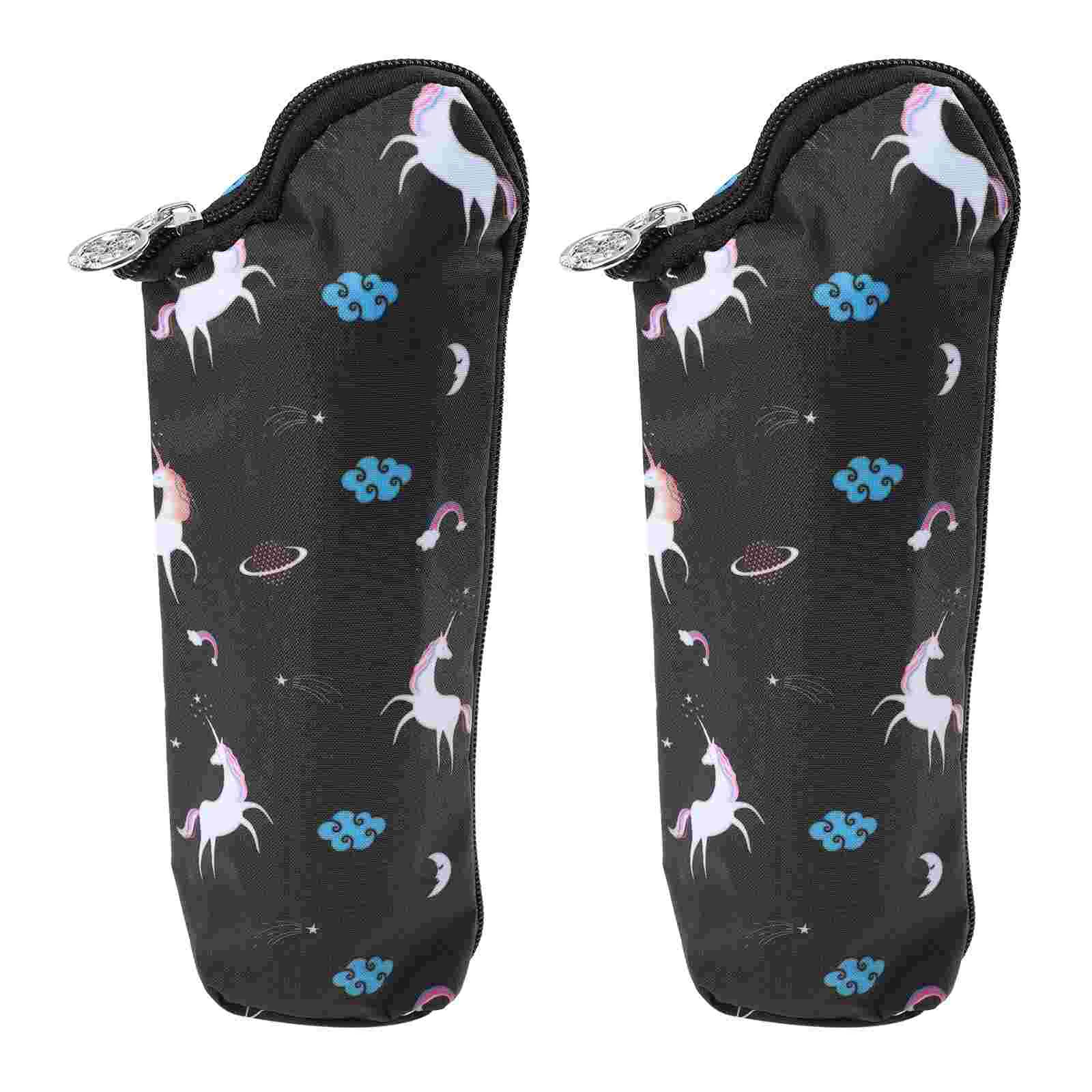 

2pcs Thermal Portable Stroller Feeding Bottle Bags Bottle Pouches Bottle Bags
