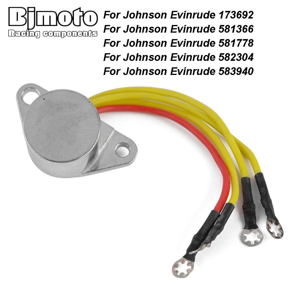 

Motorcycle Regulator Rectifier For Johnson Evinrude 173692 581366 581778 582304 583940 4.5 5 6 7.5 8 9.9 15 20 25 28 30 35 40 HP