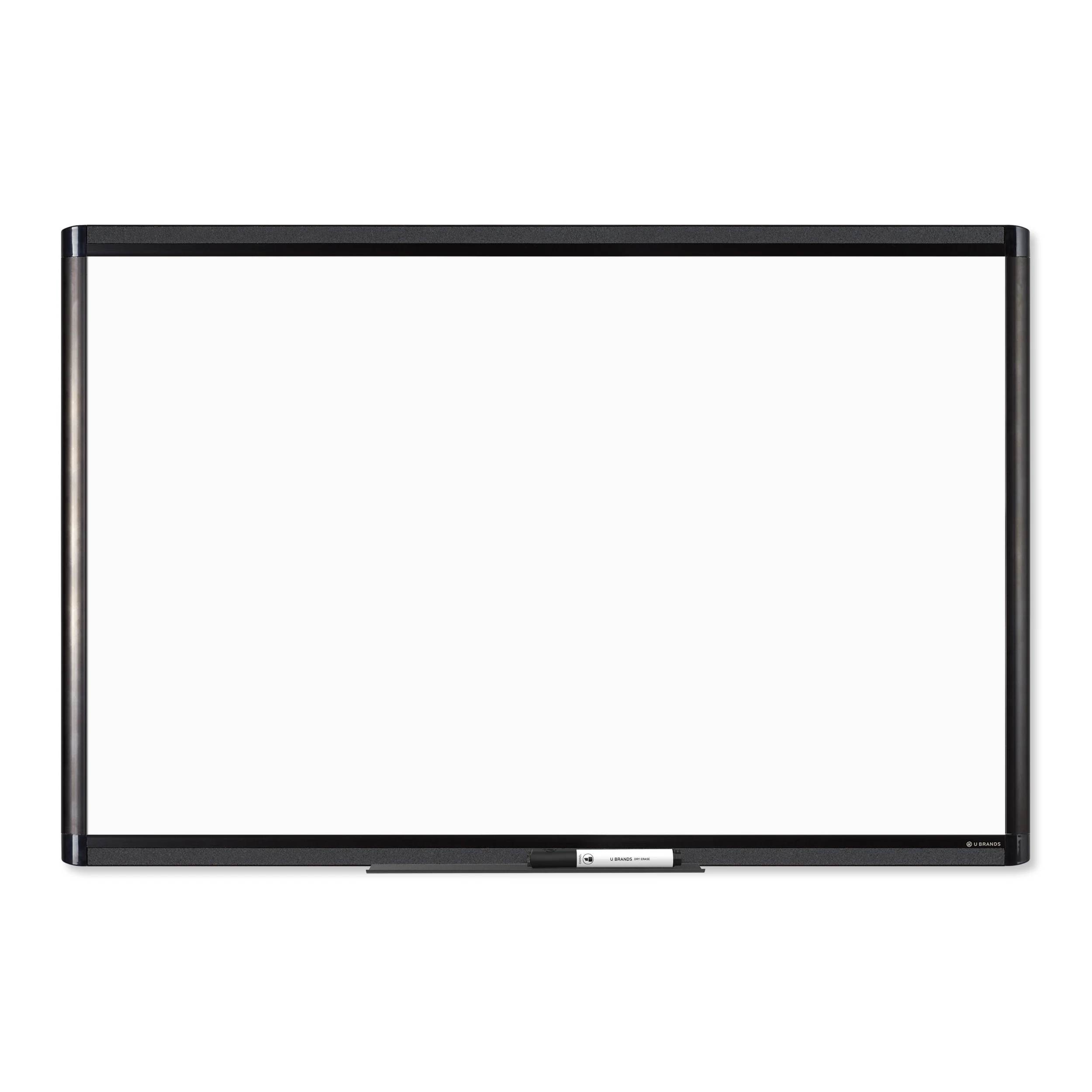 

PINIT Dry Erase Board, 36" x 24", Whiteboard, Black Aluminum Frame, 3009U