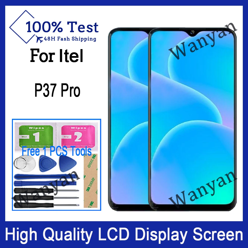 

Оригинальный ЖК-дисплей для Itel P37 Pro, сенсорный экран, дигитайзер, запасные части