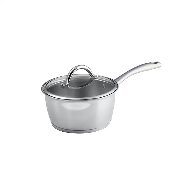 

Tri-Ply Base Stainless Steel 3 Quart Sauce Pan with Lid