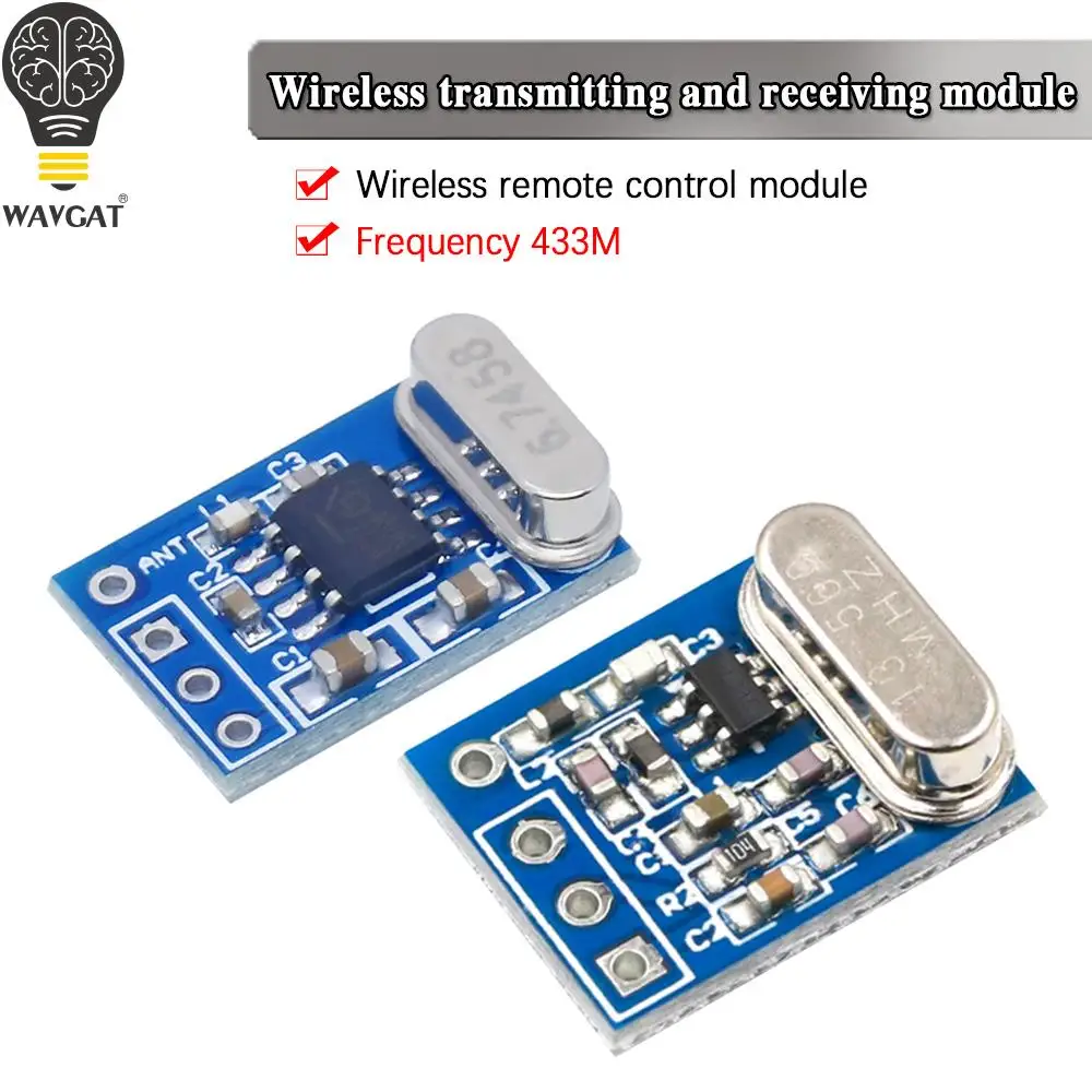 Плата приемника беспроводного передатчика 433 МГц модуль SYN115 SYN480R ASK/OOK Chip PCB для