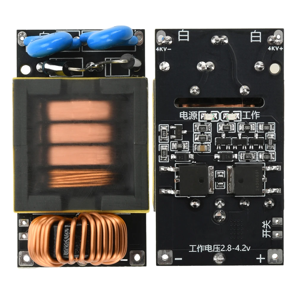 DC от 3 7 В до 4000 повышающий модуль высокого напряжения DIY электрическая плата