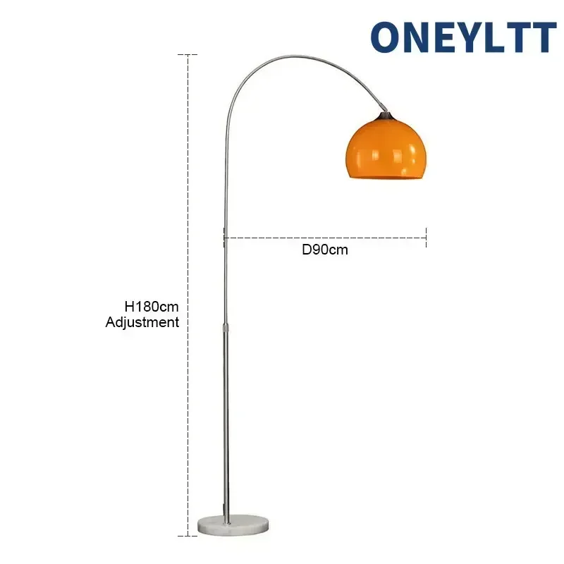 

Напольные лампы скандинавского стиля белые и оранжевые