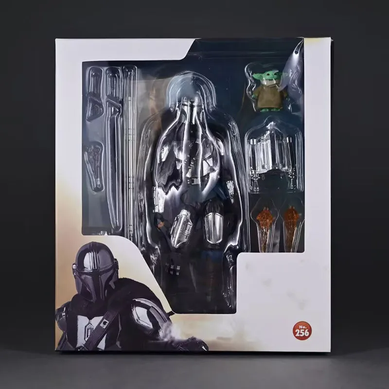Фото В наличии: Коллекционная подвижная фигурка MAFEX 256 Star Wars The Mandalorian 2.0 Electroplated Version Djinjaran – модель, игрушка, подарок №1