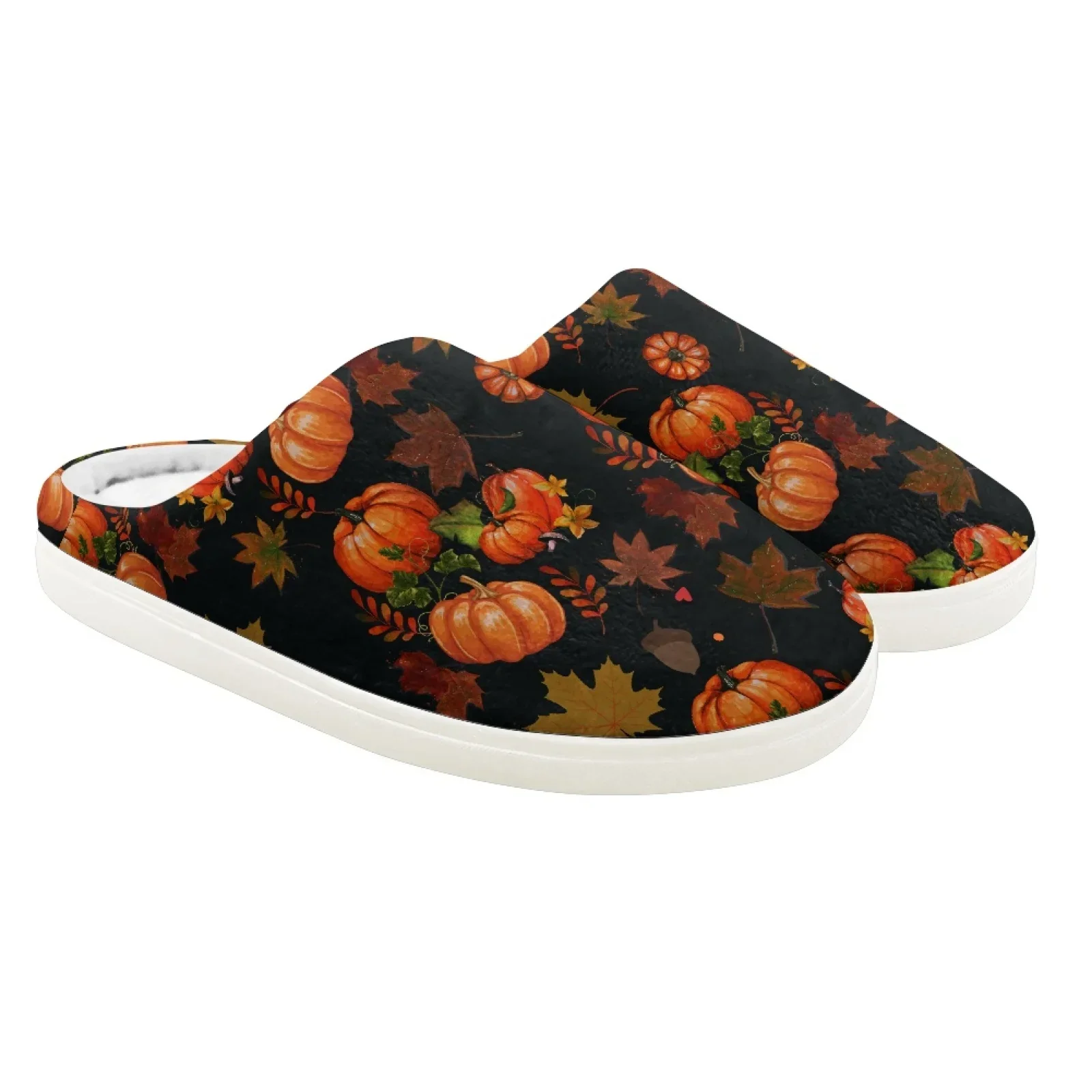 Высококачественные детские фланелевые туфли на плоской подошве в стиле Хэллоуин