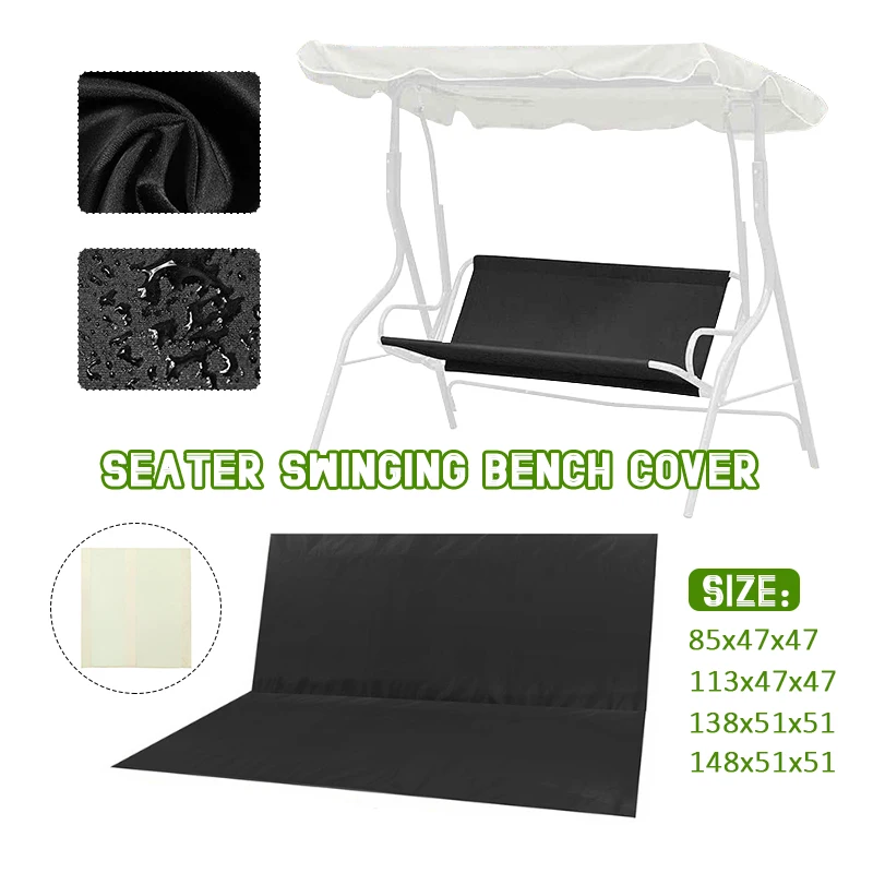 

Garden Swing Seat Cushion Waterproof Dustproof Thickened Furniture Cover Sunshade Seat Swing Chair Hammock Outdoor