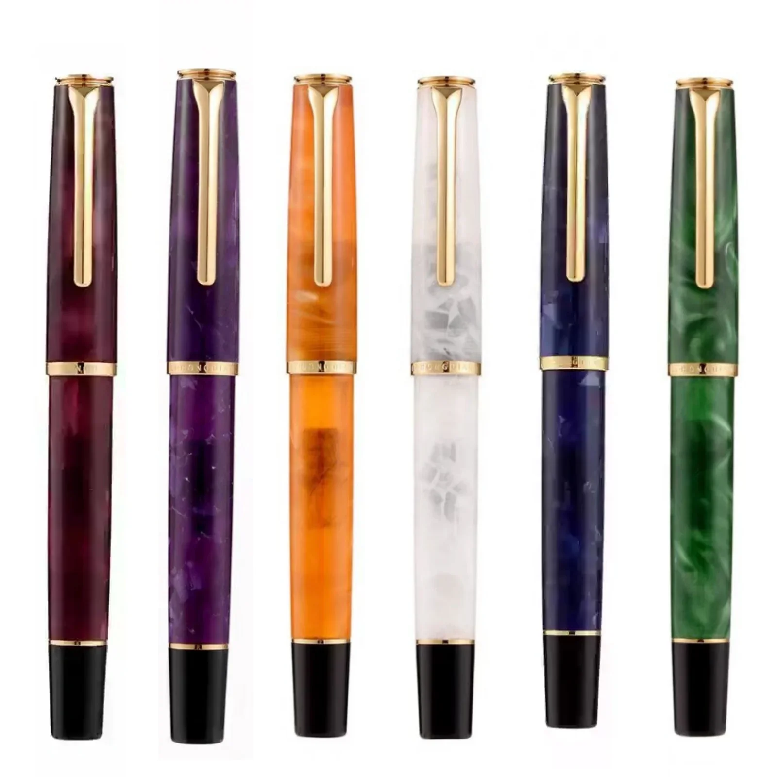 Перьевая ручка Hongdian N12 с поршнем очень тонкое/тонкое перо красивый набор