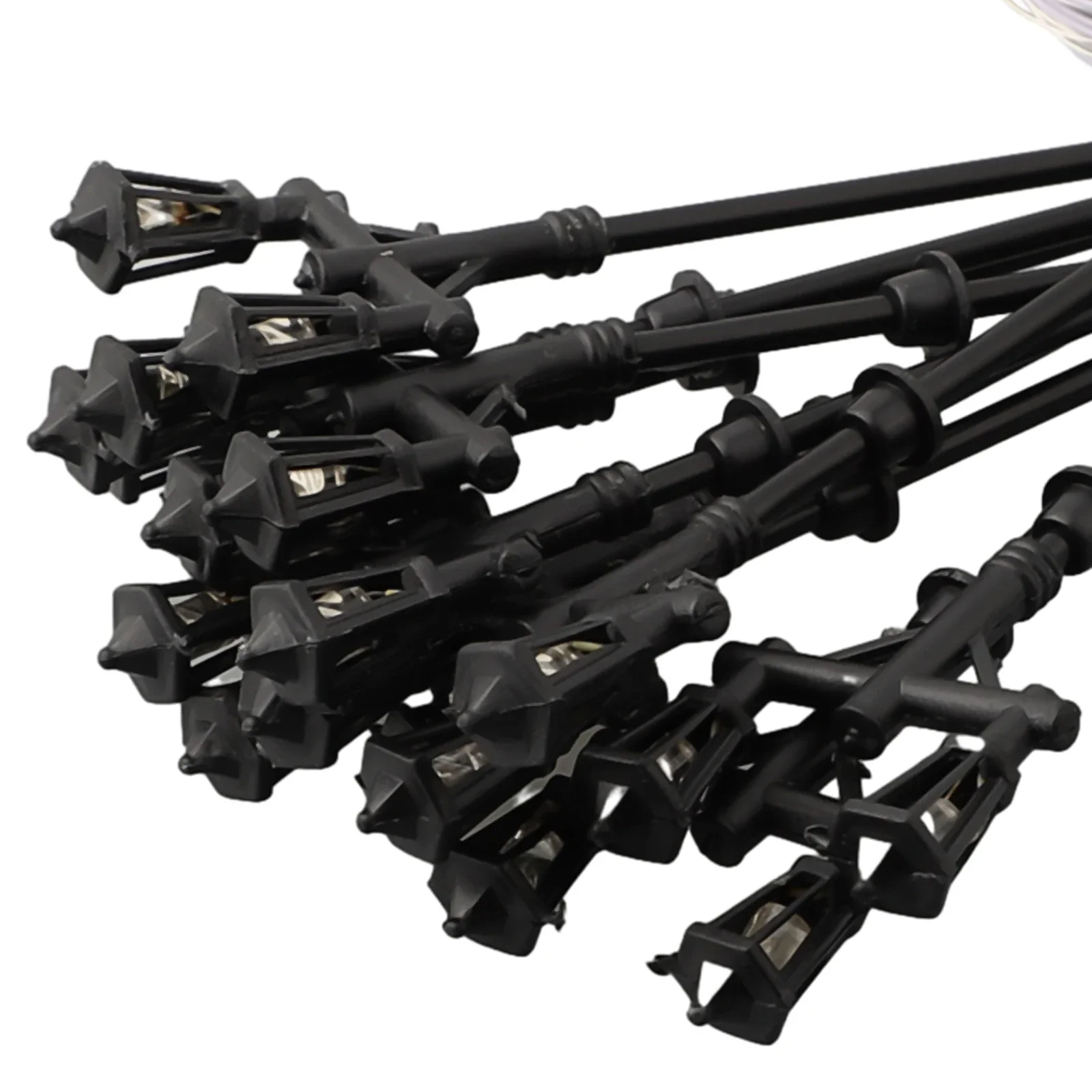 10 шт./компл. модель уличных фонарей масштаб 1:100 железнодорожный светодиодный