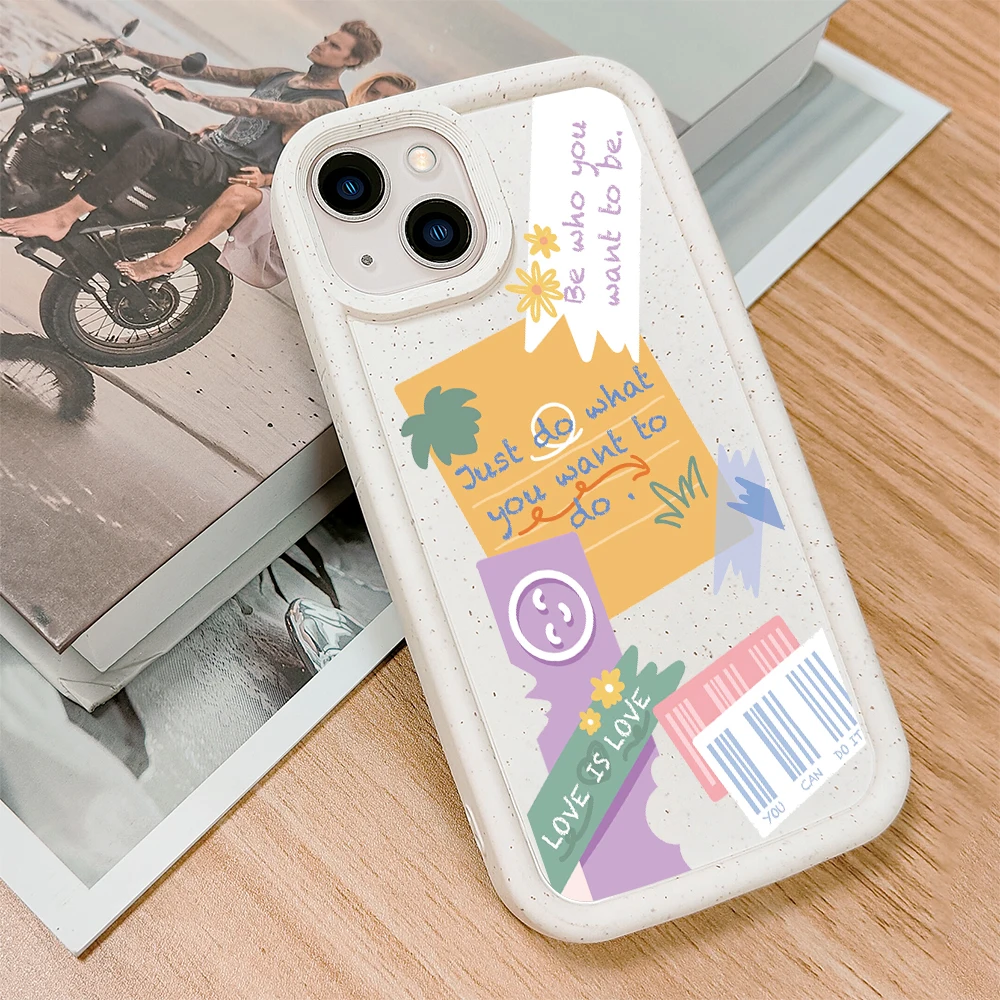 

Cartoon Summer Flower Phone Case For iPhone 14 Plus 12 ProMax Cases For iPhone 12Pro 11 Pro 8 7 XR XS Max TPU Degradation Cover