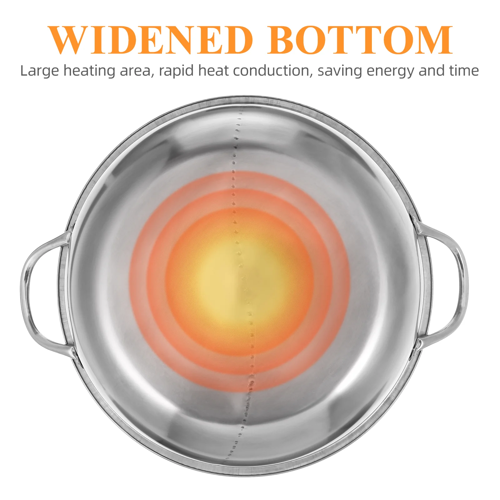 Горшок-мандаринка из нержавеющей стали с двумя вкусами горячая разделительная