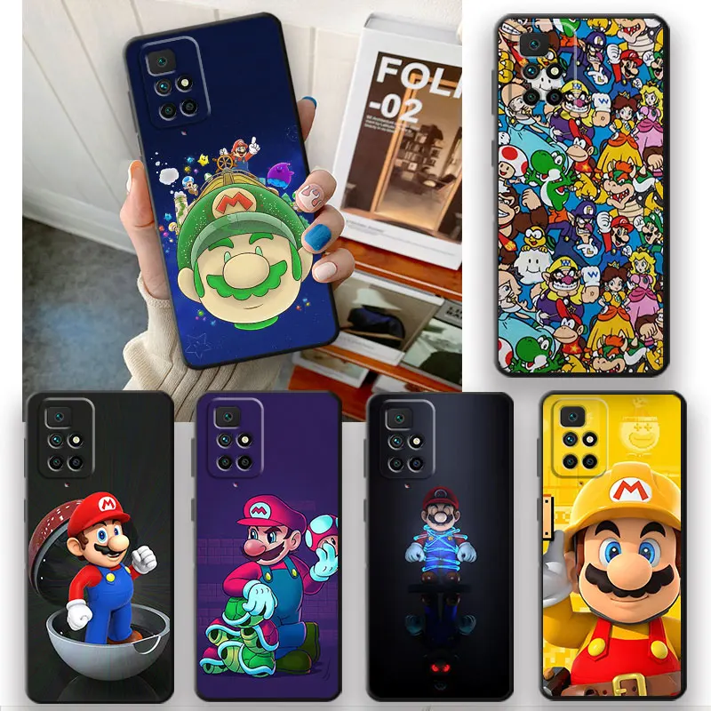 Games Super-Marioes Cover Phone Case for Oneplus 7T 7 9 Pro Nord 2 5G CE2 Lite N10 N20 N100 N200 10R 8T 8 10 Pro Ace 9R bag