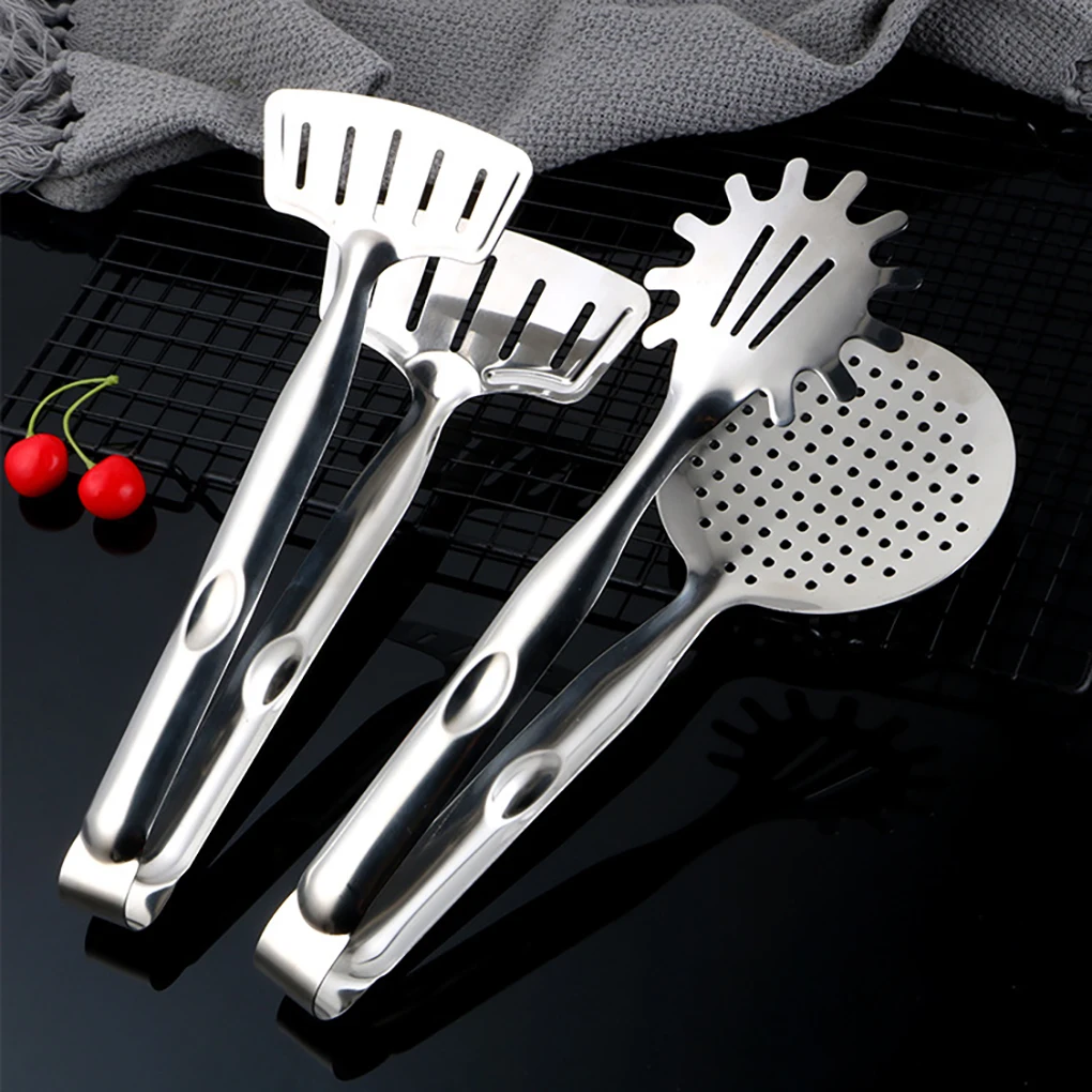 

Kitchen Accessories Multifunction Stainless Steel Sieve Filter Spoon Fried Food Oil Strainer Clip Handheld Cooking Tools Gadgets
