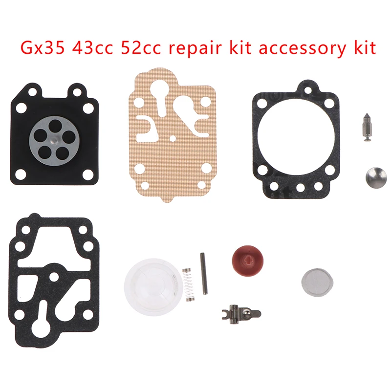 

Carburetor Gasket Repair Kit Brushcutter Gasket For Brushcutter Chinese Trimmer GX35 CG260 CG330 CG430 CG520 43CC 52CC