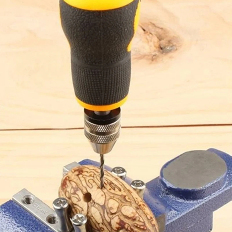 Promotion! 10Pcs Simple Twist Drill Hand Tool Mini Small Grip Carpenter's Chuck | Bit