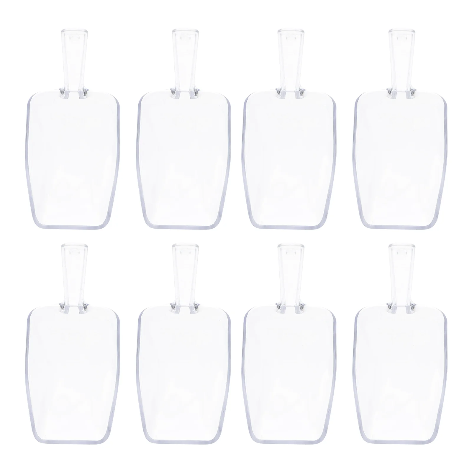

10PCS Portable Measuring Cup Mini Plastic Ice Scoop Small Size Ice Scraper Multi-purpose Measuring Scoop Practical
