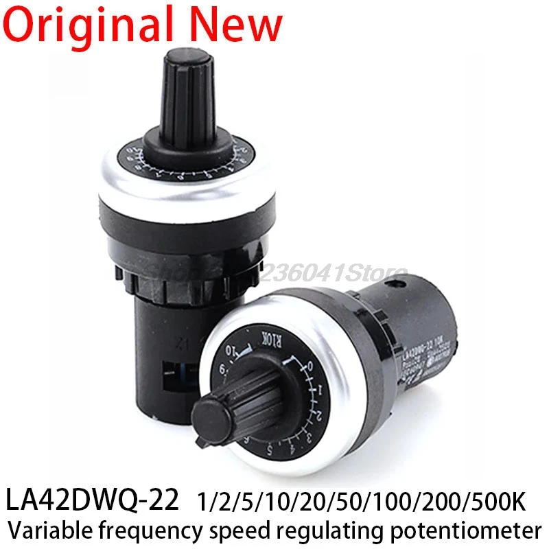 LA42DWQ-22 1K 2K 5K 10K 20K 50K 100k 200k 500K 22 мм диаметр горшков поворотный потенциометр