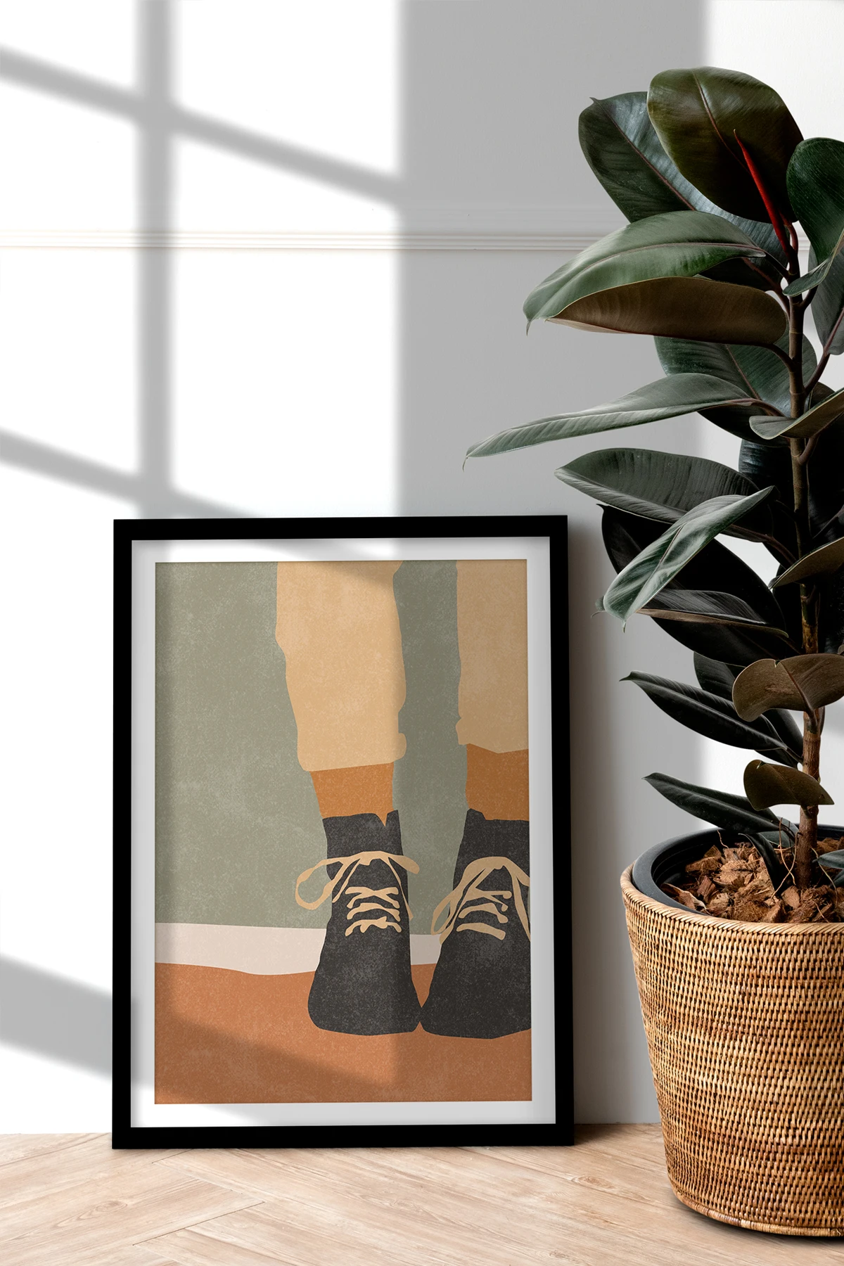 

Framed Table Modern Artistic Frames Decoration Home Decor Concept Single Çerçeve