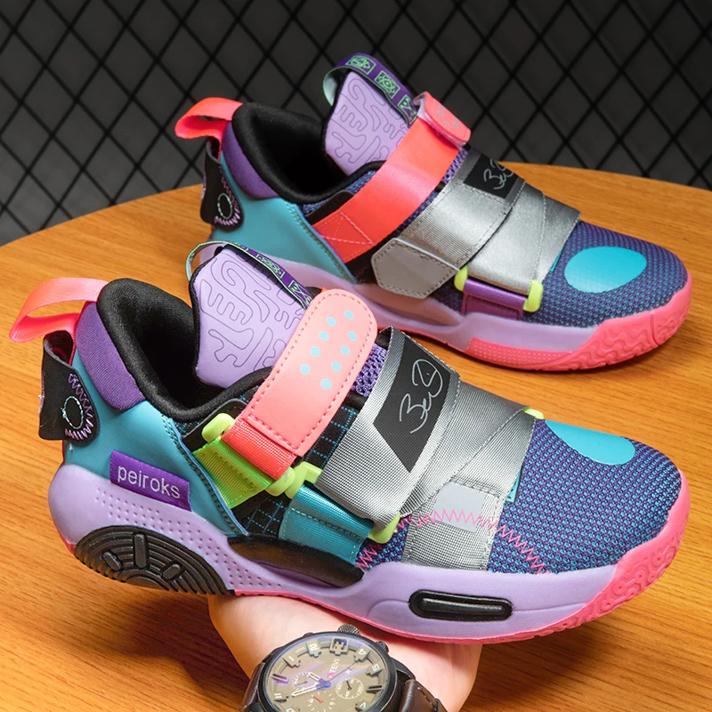 Children's Shoes Basketball Shoes for Large and Medium-sized Children 31-40 Size Comfortable Sneakers Non Slip Sneakers