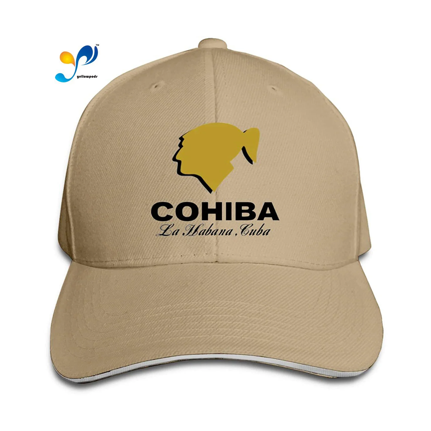 

Cohiba Cigar Hip Hop Golf Trucker Adjustable Peaked Sandwich Hat Black Unisex Casquette White Moto Gp Baseball Cap