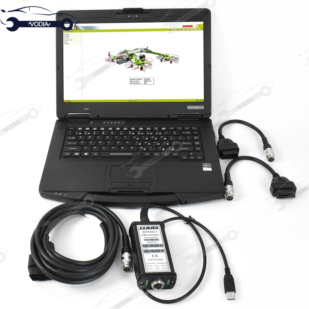 cf53laptop для CLAAS CDS 7.5.1 интерфейс DIAGNOSTIC KIT CAN-интерфейс сельскохозяйственный