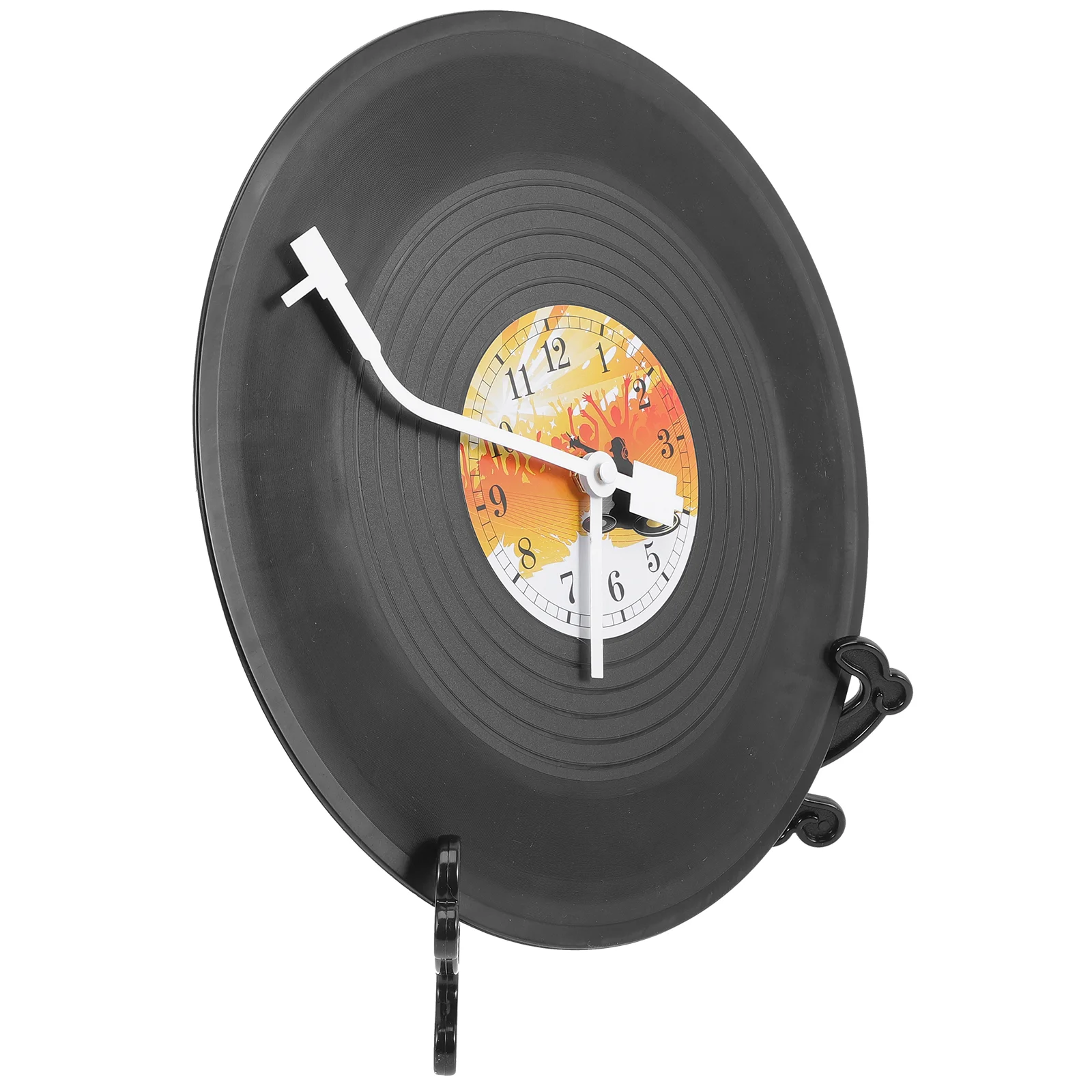 

Clock Vinyl Wall Record Decor Table Mini Vintage Records Decorative Alarm Desk Retro Round Music Party Album Creative Style