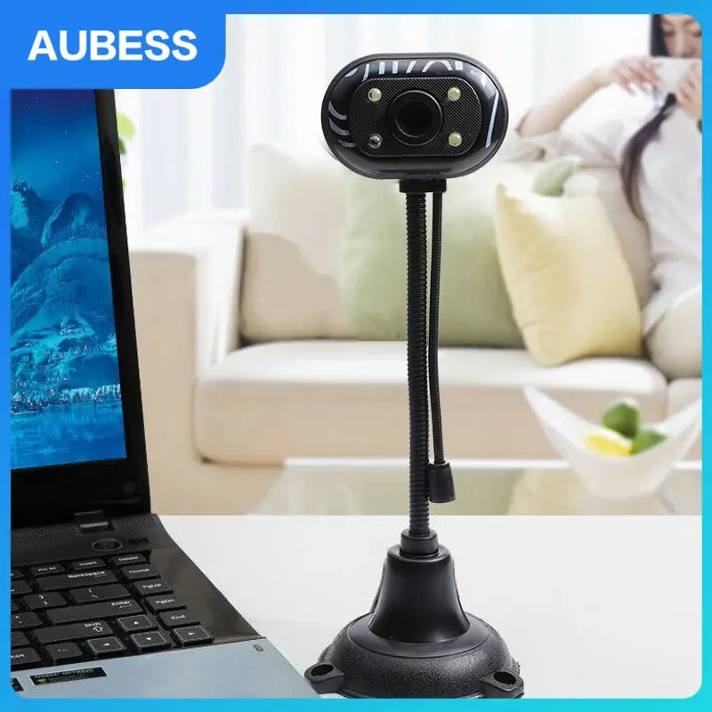 

Hd Web Camera High Quality Network Camera Usb Ip Camera For Pc Laptop Black With Microphone Wifi Camera Durable For Computer