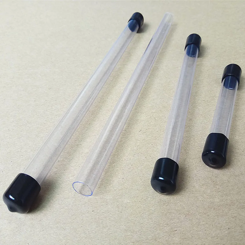 

50pcs 52cm Long Plastic Clear Incense Tube PVC Incense Barrel Transparent Joss Sticks Storage Box
