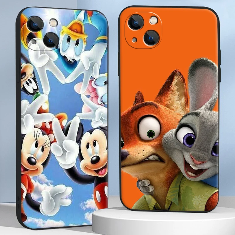 

Disney Cartoon Phone Cases For iPhone 11 12 Pro MAX 6S 7 8 Plus XS MAX 12 13 Mini X XR SE 2020 Cases Soft TPU Coque Carcasa