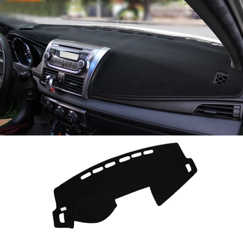 Автомобильный коврик для приборной панели автомобиля Toyota Yaris XP130 2014 2015, предотвращающий освещение.