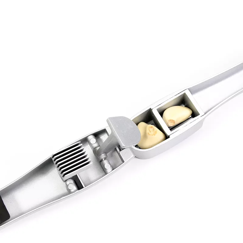 

Aluminium Garlic Press set with Silicone Tube Roller, Multifunction Cooking Tools by Leeseph