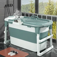 thickened baby bathtub foot massage portable bathtub folding storage foot soaker tub long lasting temperature lock foot bath