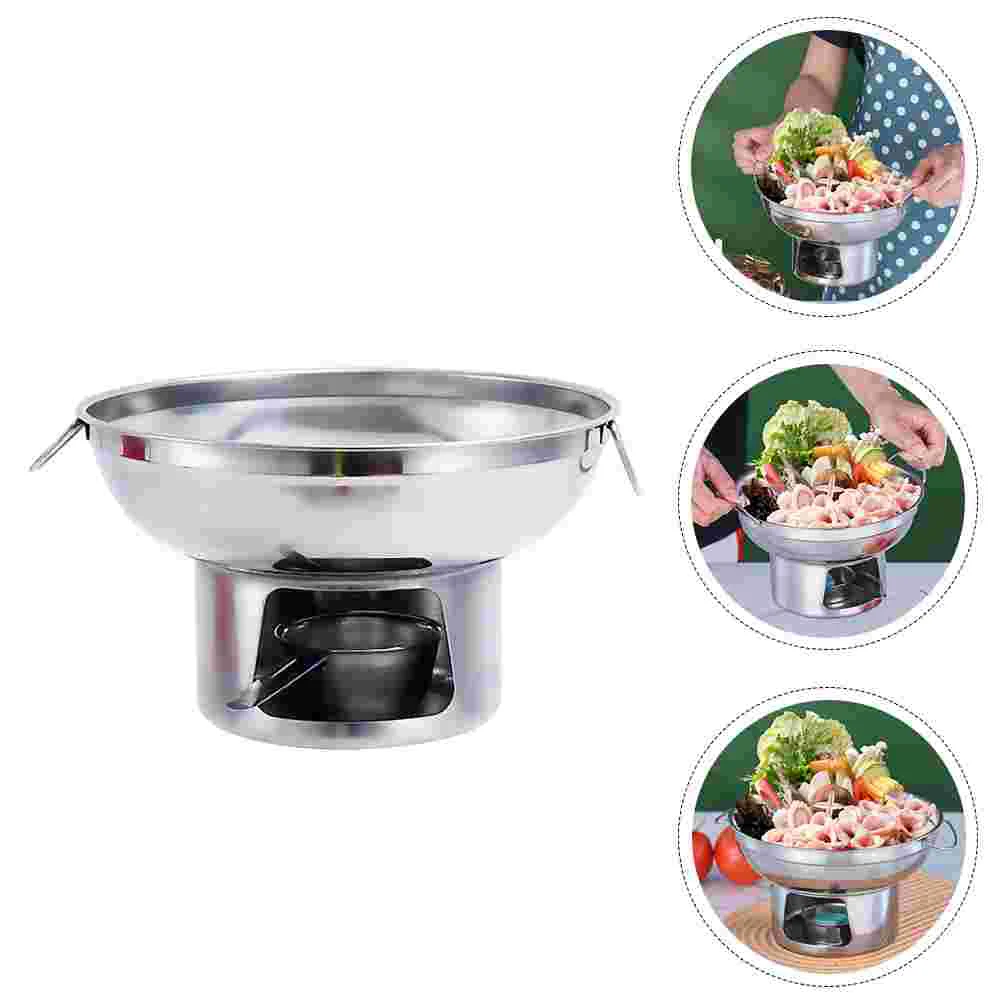 

1 Set Heating Household Pot Little Hot Pot Practical Pot Kitchen Pot