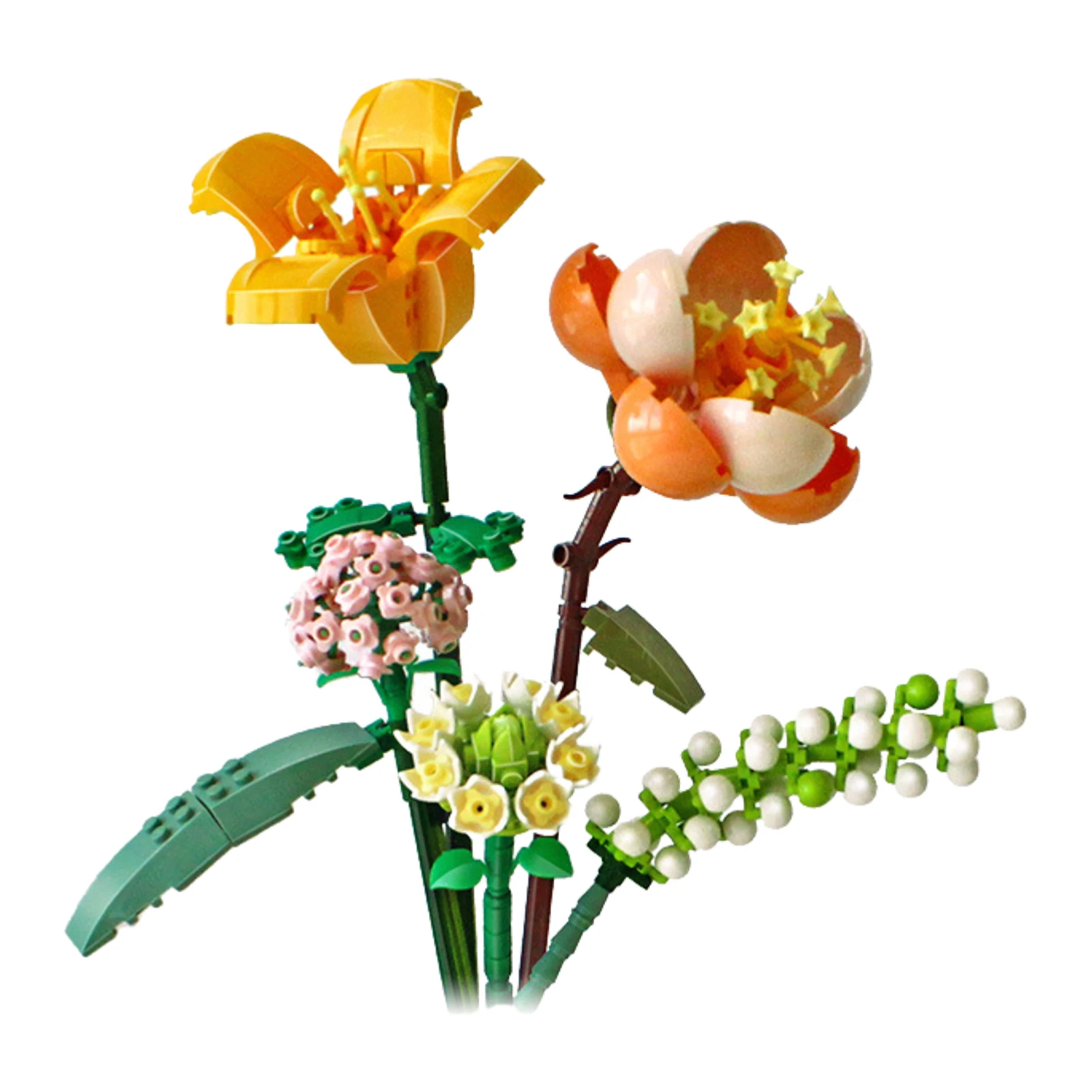 

Детский конструктор «цветы», Детский конструктор, Пазл «цветы», креативный проект «сделай сам», набор игрушек для строительства цветов, под...