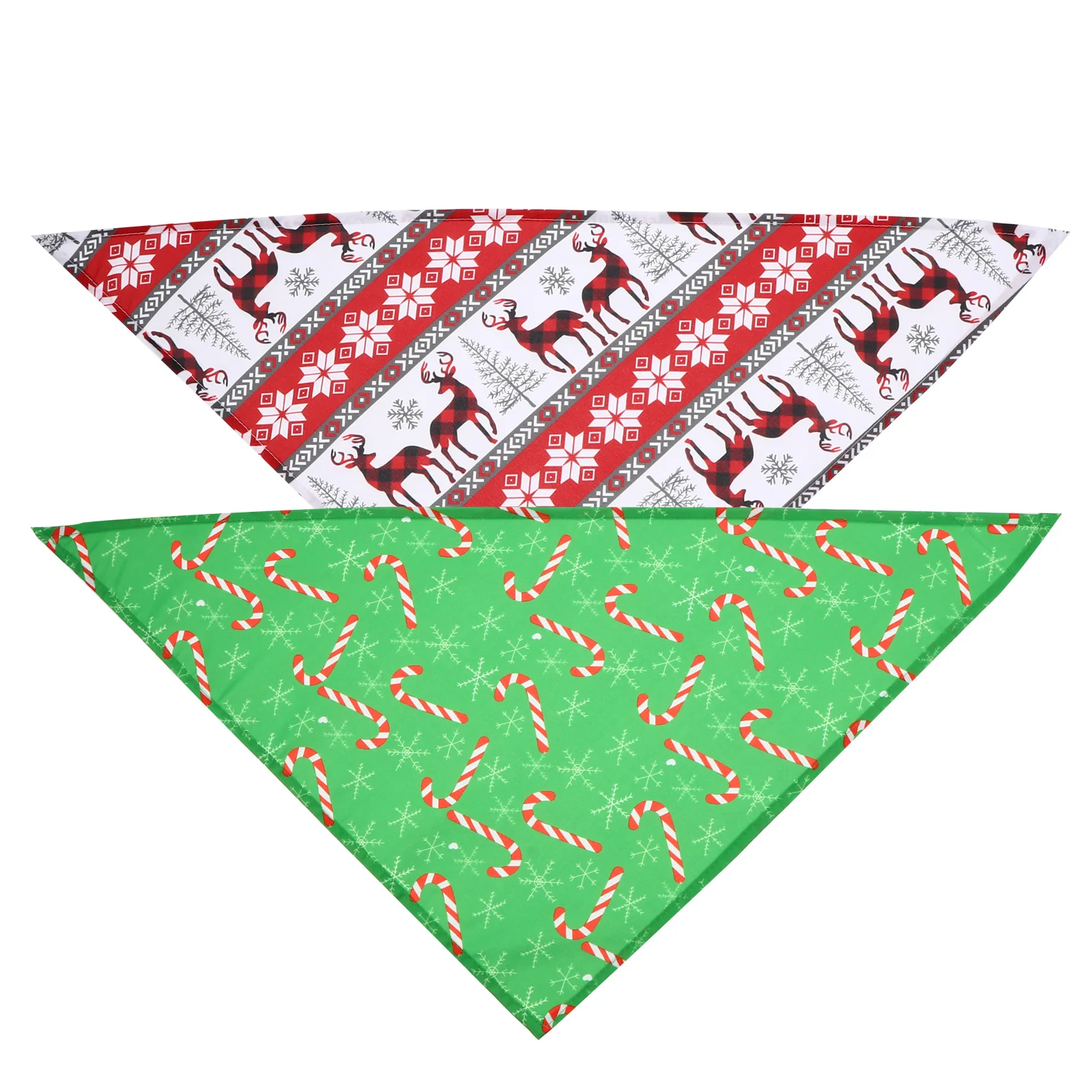 

Рождественский слюнявчик, треугольный шарф, флуоресцентный шейный платок, 2 шт.