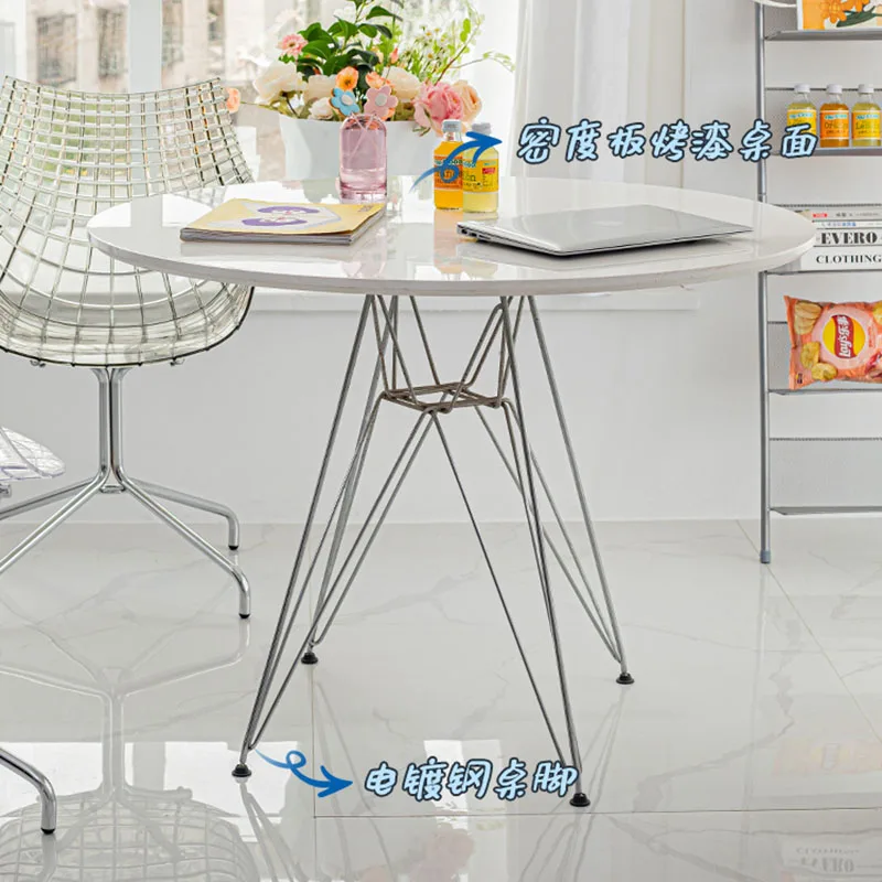 Рисунок 5 - Круглые журнальные столики в скандинавском стиле