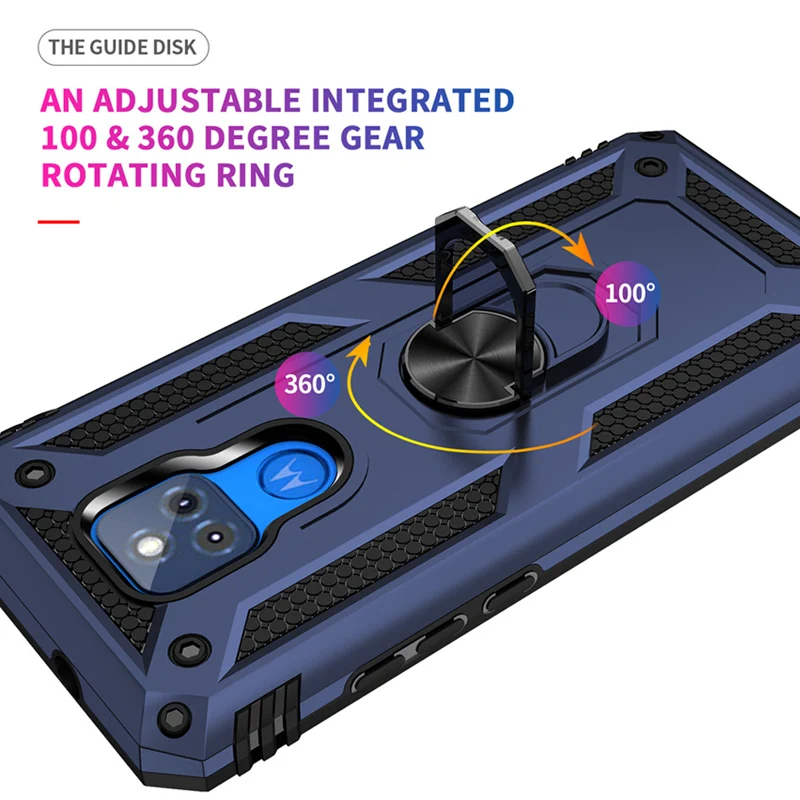 shockproof phone case for motorola one macro 5g fusion ring armor protective cover for moto edge s 20 pro lite g stylus play free global shipping