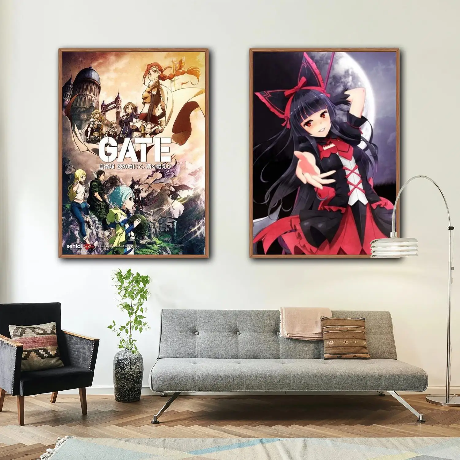 

gate jieitai kanochi Poster Painting Canvas Prints 24x36 poster Bedroom Large home decor Wall Art Picture canvas wall