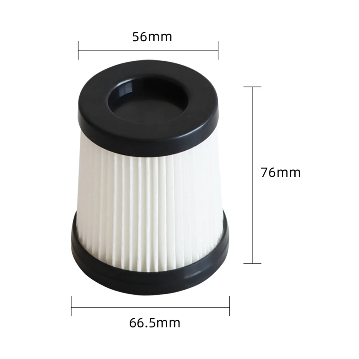 Комплект из 4 фильтров HEPA совместимых с аккумуляторными пылесосами FSV101 FSV001 24 кПа