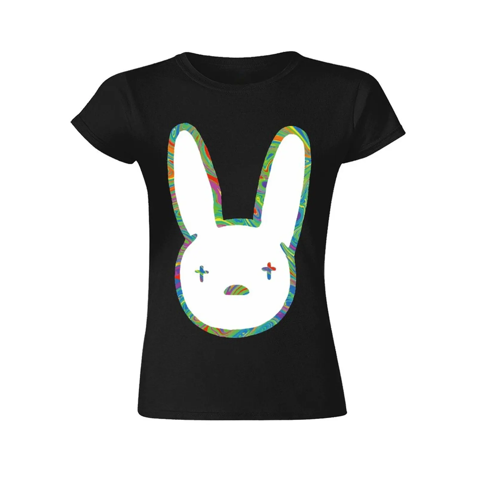 

bad bunny T-shirt Women Summer Print Lady Casual Cotton T Shirt Tops Harajuku Streetwear Short Sleeve Tshirt