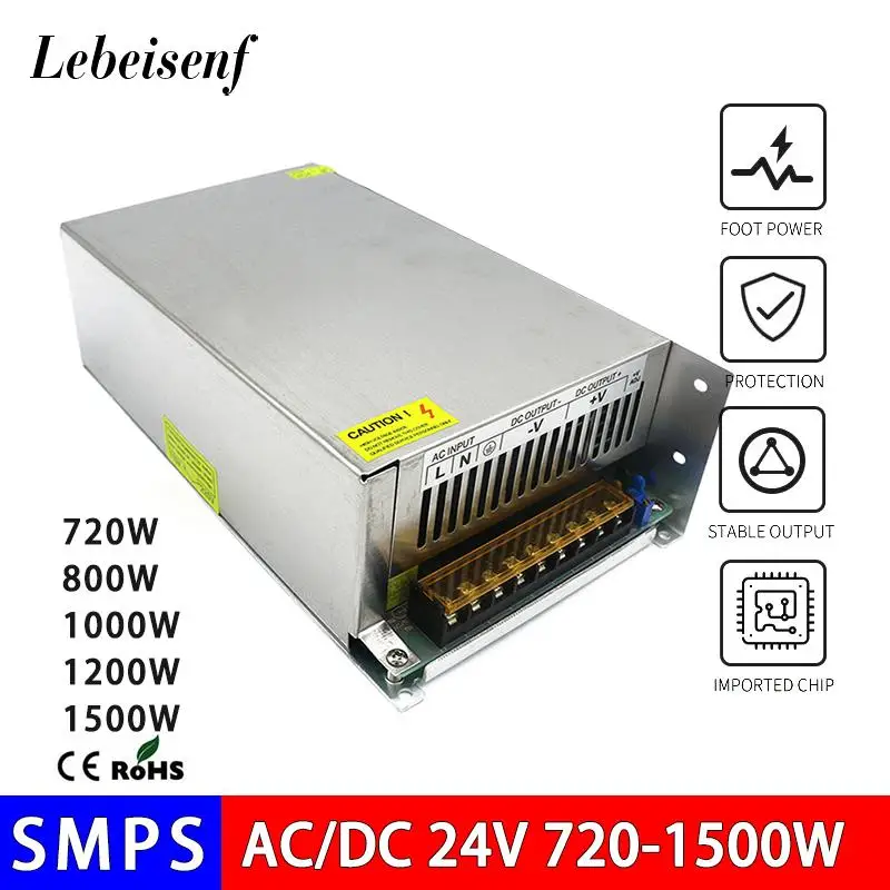 

SMPS 110 В 220 В переменного тока в постоянный ток 36 В 720 Вт 800 Вт 1000 Вт 1200 Вт 1500 Вт высокомощный преобразователь источника питания трансформатор ад...